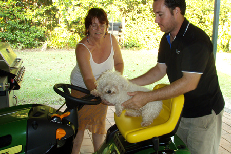 Gucci's mower lessons
