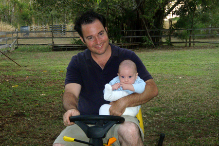 Mowing the back paddock