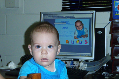Me at the keyboard!
