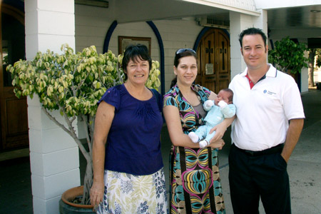 Outside the Greek church