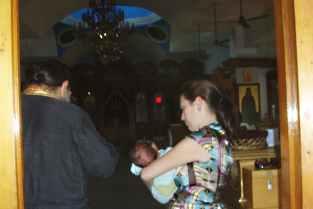 Father Joel prays just for me!