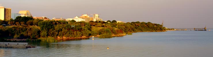 Darwin from the sea