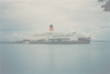 QEII Dwarfs Our Wharf